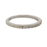 Vera Wang Love 14kt White Gold 1/4ctw Diamond 2mm Stackable Wedding Band Ring
