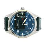 IWC Pilot Watch Mark XVII 41mm Black Dial Stainless Steel & Leather Band Watch