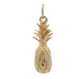 Vintage Solid 14kt Yellow Gold Pineapple Fruit 3D Charm