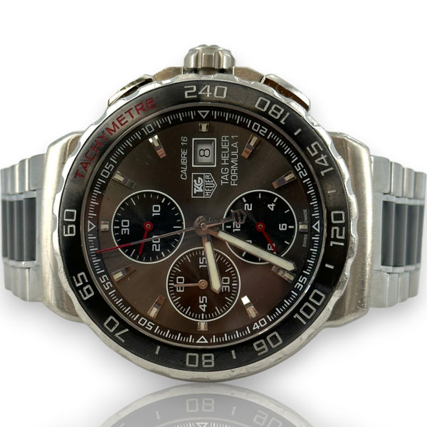 Tag Heuer Formula 1 Calibre 16 CAU2011-0 44mm Stainless Steel Chrono Watch