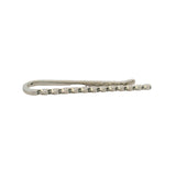 Vintage Rare Tiffany & Co 925 Sterling Silver Spinning Twisted 2" Tie Bar Pin