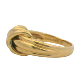 Vintage 1990 Tiffany & Co Solid 18kt Yellow Gold Signature X Knot Ring Size 6