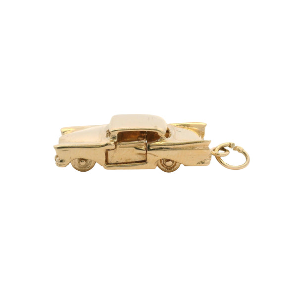 Vintage Solid 14kt Yellow Gold Cadillac Series 62 Car Vehicle Charm