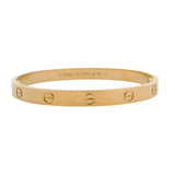Authentic Cartier Solid 18kt Yellow Gold Classic Love Bracelet Screwdriver 18