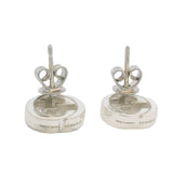 Gucci Solid 925 Sterling Silver Interlocking G Logo Stud Earrings
