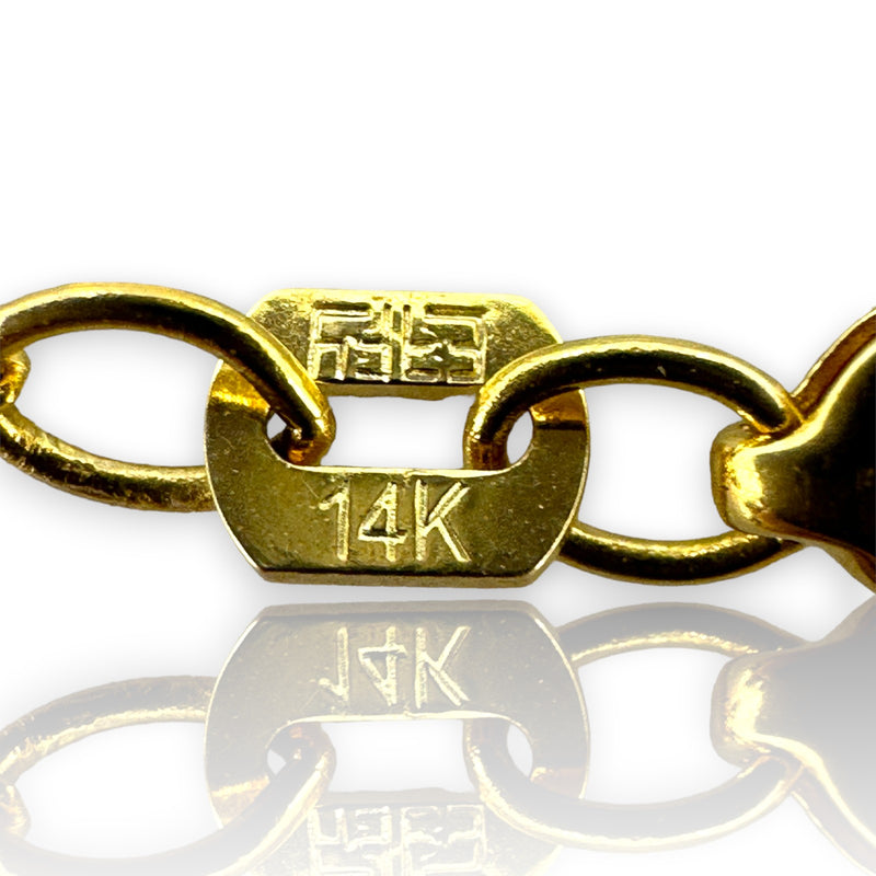 EFFY 14kt Tri-Tone Gold and Diamond Overlapping Strands Oval Pendant 18" Necklace