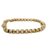 David Yurman 18kt Yellow Gold 0.40ctw Cognac Diamond Waves Dagger 7.5" Bracelet