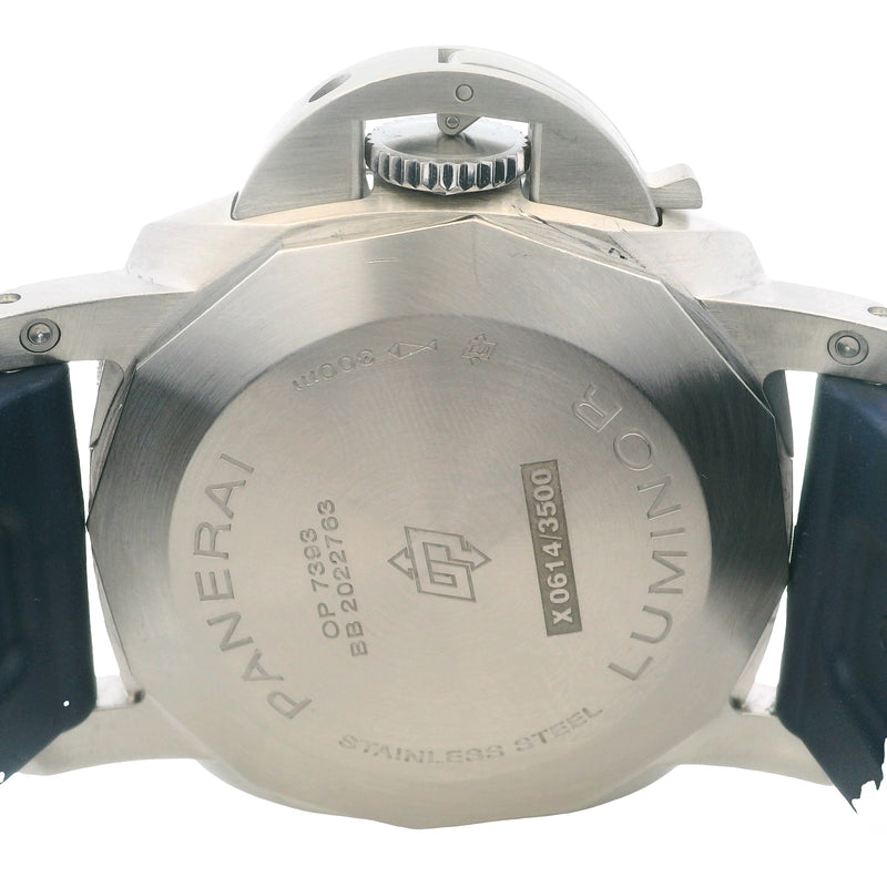 Panerai Luminor Marina PAM03313 2022 Blue Dial Steel Watch 44mm Box & Papers