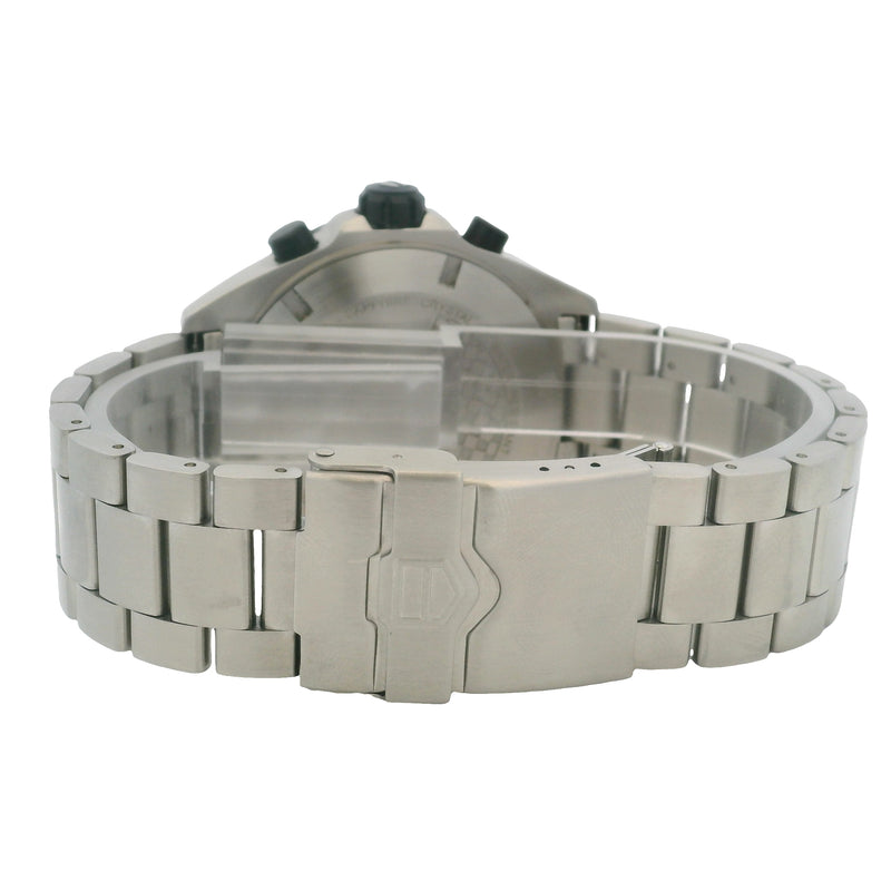 Tag Heuer CAZ1010 43mm Chronograph Black Dial Steel Watch