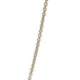 Tiffany & Co Solid 18kt Rose Gold T Two Open Horizontal Bar Diamond 18" Necklace Made in Italy