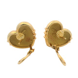 Vintage 1994 Tiffany & Co Solid 18kt Yellow Gold Cupid Heart Arrow Omega Back Earrings