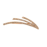 Solid 14kt Rose Gold and Diamond 3-Tier Ear Climber Wing Hook Earrings