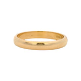 Louis Vuitton 18kt Yellow Gold LV Volt 3.4mm Wedding Stackable Band Ring Size 9