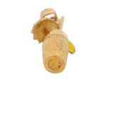 Solid 14kt Yellow Gold Cocktail Umbrella Drink Charm Pendant