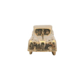 Vintage Solid 14kt Yellow Gold 1940s Jaguar Car Vehicle Large 9.7g Necklace Pendant