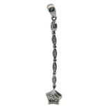 EFFY 14kt White Gold and Diamond Convertible Magnetic Halo to Long Dangle Star Pendant