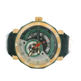 Invicta Excursion 27129 46mm Green Black Dial Rubber Strap Steel Watch W/ Box