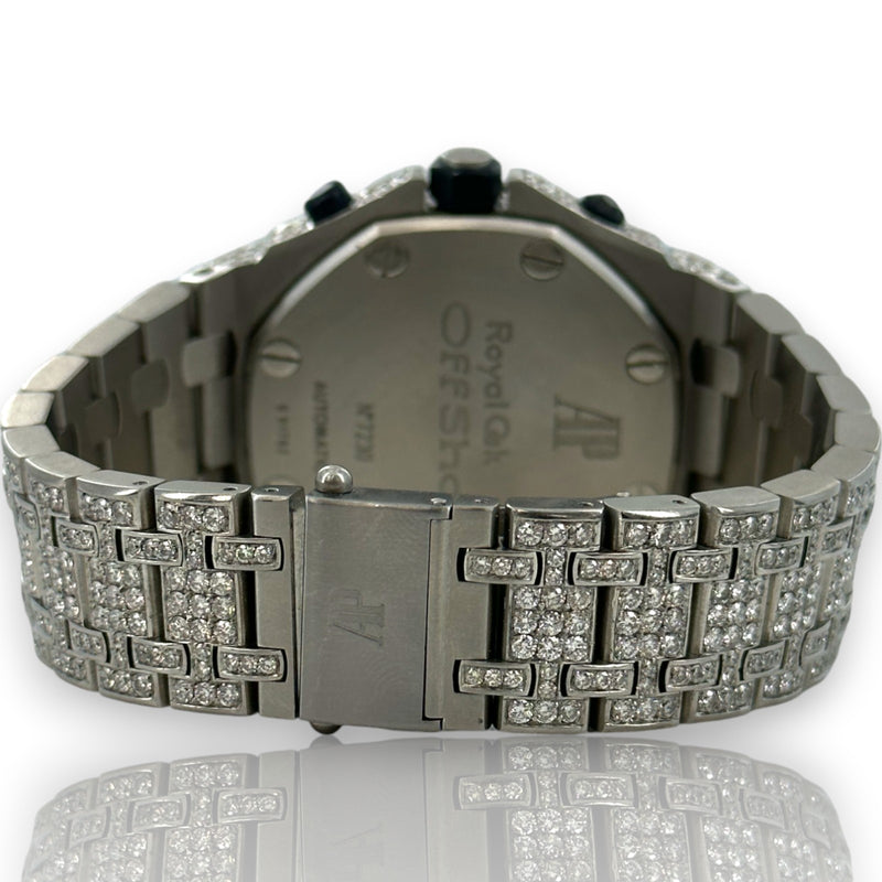 Audemars Piguet Royal Oak Offshore 25721ST Blue Dial 42mm Diamond Watch