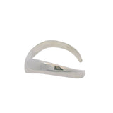 Vintage Los Ballesteros 925 Sterling Silver Simple Modernist Cuff Bracelet Made in Mexico