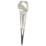 925 Sterling Silver Modernist Bookmark with Comet Detail Made in Taco, Mexico