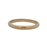 Vintage Solid 14kt Yellow Gold Simple Dainty Stackable Wedding Band Ring Size 6.25