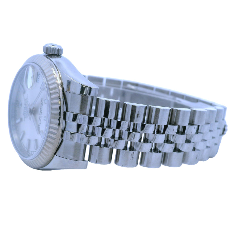 Rolex 178274 Midsize Datejust Silver 31mm Steel Watch