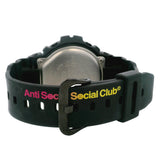 Casio G Shock DW6900ASSC23 ASSC Anti Social Social Club Black Digital Rubber Watch