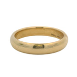 Vintage 1990 Tiffany & Co Solid 18kt Yellow Gold Classic Comfort Bland Ring Size 8.5