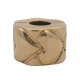 Retired Pandora 14kt Yellow Gold Hearts Clip Spacer Charm