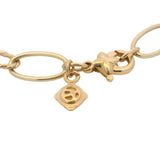 David Yurman Solid 18kt Yellow Gold Oval Twisted Link 7.5" Chain Bracelet