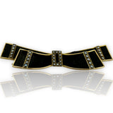 Antique Late Victorian 14kt Yellow Gold, Seed Pearl, and Hair Mourning Brooch made by Hedges & Co