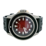 Unimatic L'Eroica U1-ER 081/300 41mm Red Dial Black Leather Steel Watch