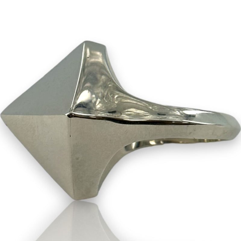 Tiffany & CO Signed RARE Out Of Retirement Collection Collaboration with Dover Street Market 925 Sterling Silver Pyramid Size 8 Ring