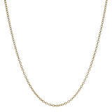 Tiffany & Co Solid 18kt Yellow Gold 750 24" Classic Cable Chain Necklace
