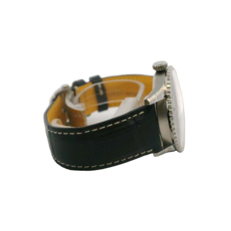 Breitling Navitimer A17329 41mm Blue Dial Leather Inscribed Watch