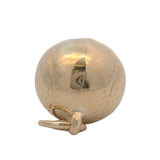 Vintage Solid 14kt Yellow Gold Baseball Ball Sports Dangle Charm