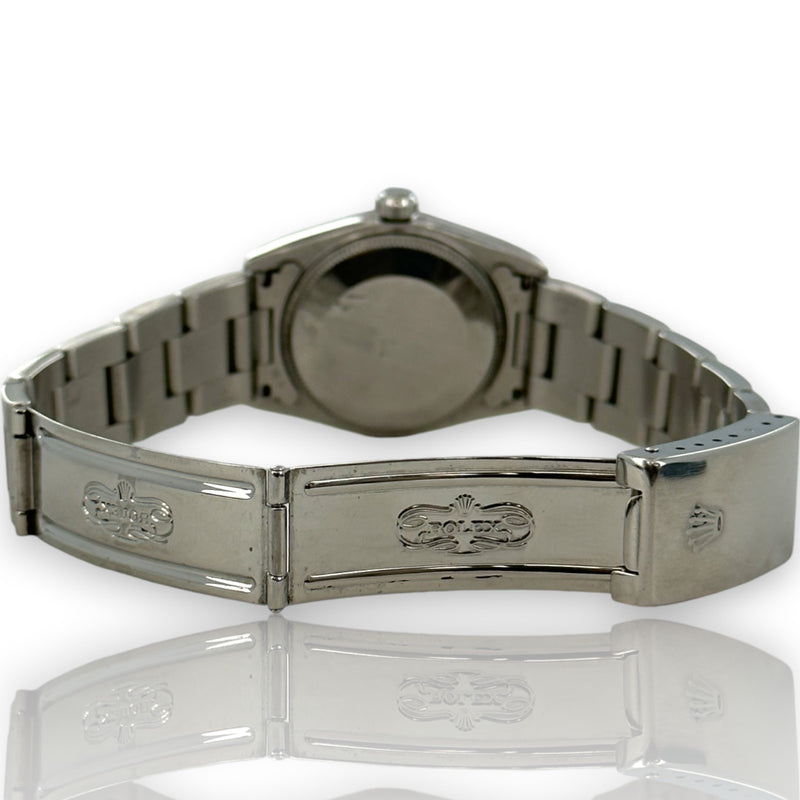 Rolex Oyster Perpetual 77080 31mm Mid-Size Steel Silver Watch