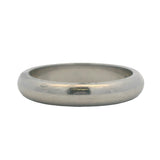 Cartier 1895 Solid 950 Platinum 4mm Wide Wedding Band Stackable Ring Size 9.25