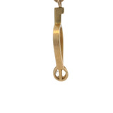 Vintage Solid 14kt Yellow Gold Spur Western Dangle Charm