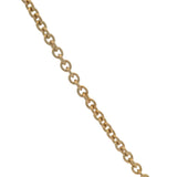 Vintage Cartier Solid 18kt Tri-Tone Gold Small Model Trinity 3 Ring Necklace 16.75"
