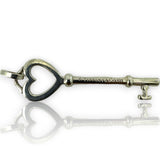 Tiffany & Co Tiffany Keys Collection Heart Key in 925 Sterling Silver Pendant Charm