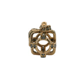 Pandora Solid 14kt Yellow Gold "All Wrapped Up" Gift Box CZ Spacer Charm