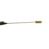 Antique 14kt Yellow Gold and Freshwater Seed Pearl 2.8" Stick Pin