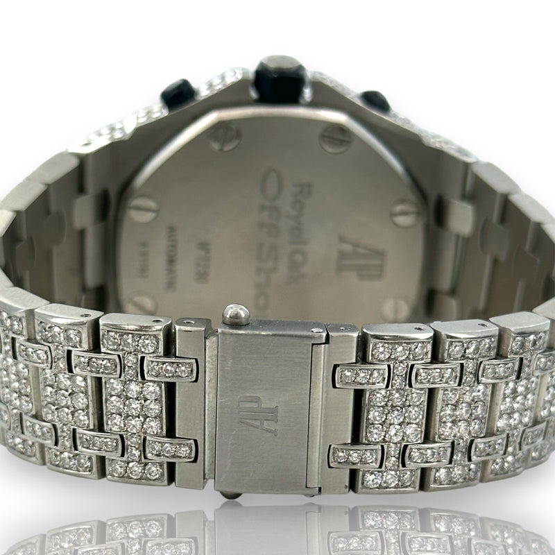 Audemars Piguet Royal Oak Offshore 25721ST Blue Dial 42mm Diamond Watch