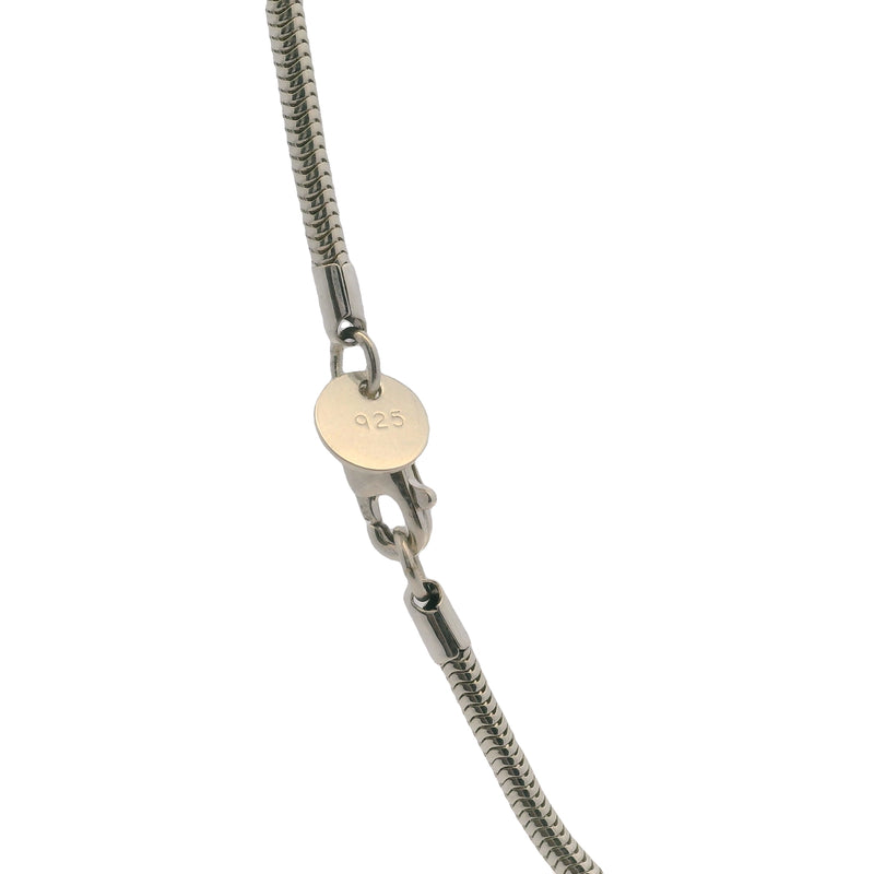 Tiffany & Co 925 Sterling Silver Men's Unisex Sleek 18" Snake Chain