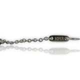 Beny Sofer Solid 14kt White Gold 36" Long 3-Station Milgrain 2.24ctw Diamond Chain Necklace