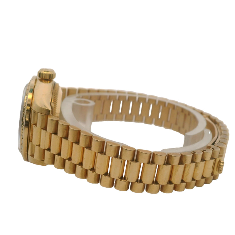 Rolex 69178 26mm Yellow Gold Datejust President Anniversary Dial Watch