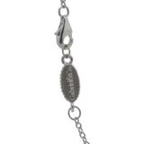 Gabriel & Co 925 Sterling Silver Small White Sapphire Infinity Symbol 18" Pendant Necklace