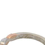 Neil Lane 14k Rose and White Gold Diamond Halo Twist Band Engagement Ring Size 4