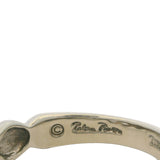 Retired Tiffany & Co Paloma Picasso Solid 18kt White Gold and Diamond Heart Infinity Ring Size 6